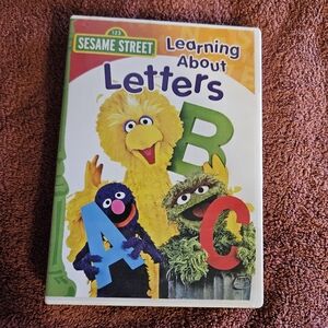 Sesame Street Learning About Letters DVD